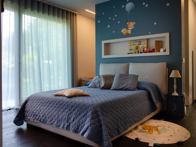 ristrutturazione villa 13 cameretta bambino letto design 1